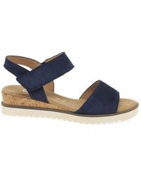 Gabor - 'Raynor' Low Wedge Sandals - Lyst