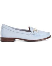 Dune - Wide Fit 'Glenny' Leather Loafers - Lyst