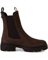 Infinity Leather - Tamaris Leather Classic High Pull-On Chelsea Ankle Boots - Lyst