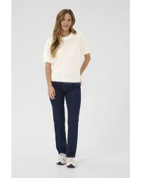 Kaffe - Kaemilie Tie Back Half Sleeves Pullover - Lyst