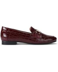 Carvela Kurt Geiger - 'Valentina' Croc Print Flats - Lyst
