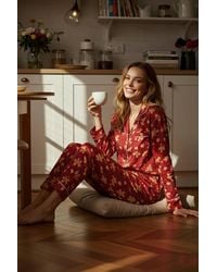 WOVCOR - 2-Piece Christmas Print Cotton Pyjama Set - Lyst