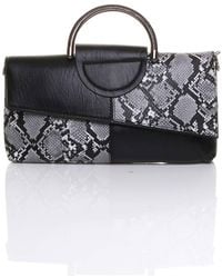 AJVANI - Snake Smart Casual Shoulder Strap Envelope Bag - Lyst