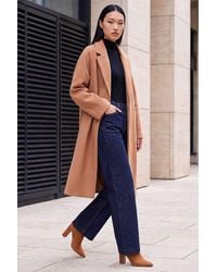 D.u.s.k - Single Breasted Longline Coat - Lyst