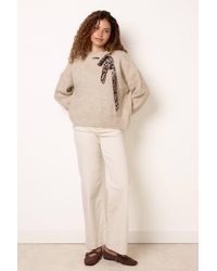 Blue Vanilla - Long Sleeve Round Neck Jumper - Lyst