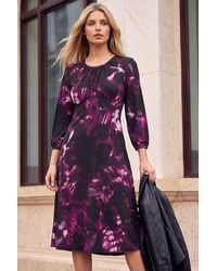 Roman - Petite Abstract Stretch Midi Dress - Lyst