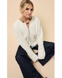 Little Mistress - Knitted Bow Pocket Detail Cardigan - Lyst