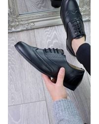 AJVANI - Flat Brogues Lace Up Shoes - Lyst