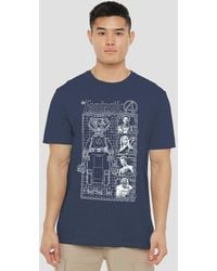 Marvel - Fantastic Four First Family & Herbie Blueprint T-Shirt, Heather - Lyst