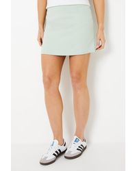 Oasis - Tailored Split Side Mini Skirt - Lyst