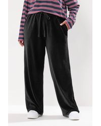 Yours - Cord Drawstring Wide Leg Trousers - Lyst