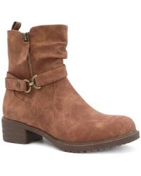 Pavers - Warm Lined Zip Fasten Calf Length Boots - Lyst