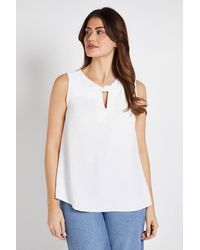 Wallis - Woven Twist Cami Top - Lyst