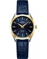 Rotary - Ls08011-05 Ultra Slim 27Mm Quartz Watch - Lyst