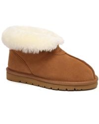 EverAu Australia - Real Sheepskin Owl Ankle Slippers W/ Eva Sole - Lyst