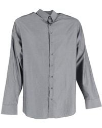 Giorgio Armani - Preloved Diagonal Striped Long Sleeve Shirt - Lyst
