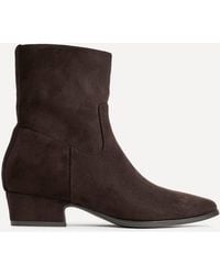 Linzi - Chalet Faux Suede Ankle Boots - Lyst