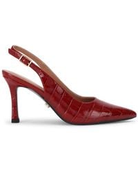 Carvela Kurt Geiger - 'Corletta Sling Court' Croc Print Heels - Lyst