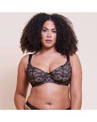 Curvy Kate - All Night Lace Scooped Multiway Balcony Bra Vertical Cup/Blush - Lyst