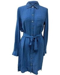 Diane von Furstenberg - Preloved Belted Mini Dress - Lyst