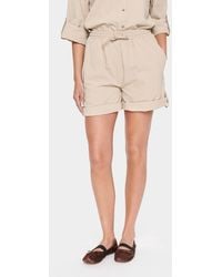 Saint Tropez - Zalindasz High Waisted Drawstring Shorts - Lyst