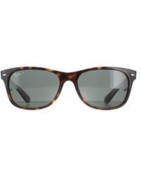Ray-Ban - Rectangle Tortoise Polarized Sunglasses - Lyst