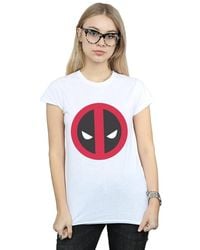 Marvel - Deadpool Large Clean Logo Cotton T-Shirt - Lyst