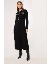 Star by Julien MacDonald - Knitted Collar Dress - Lyst