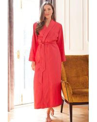 British Boxers - "Bright Herringbone" Brushed Cotton Dressing Gown - Lyst