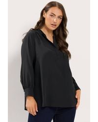 Yours - Half Placket Blouse - Lyst