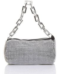 AJVANI - Sparkly Baguette Barrel Clutch Bag - Lyst