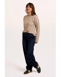 Brakeburn - Bolderwood Waffle Stripe Long Sleeve T-Shirt - Lyst