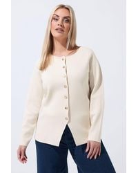 Yours - Long Sleeve Knitted Top - Lyst