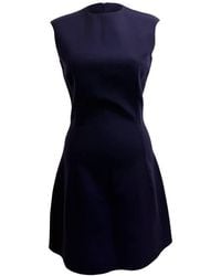 McQueen - Preloved Sleeveless A-Line Mini Dress - Lyst