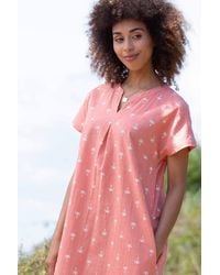 Kite - Chettle Slub Weave Dress Coco Palm - Lyst