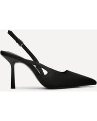 Linzi - Rhea Scuba Sling Back Court Heels - Lyst