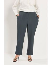 Yours - Darted Waist Trousers - Lyst