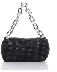 AJVANI - Sparkly Baguette Barrel Clutch Bag - Lyst