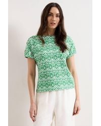 Phase Eight - Suzie Short Sleeve Boat Neck Top - Lyst