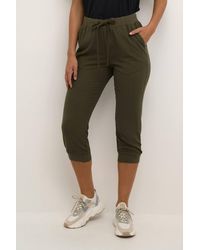 Kaffe - Naya Capri Cropped Trousers - Lyst