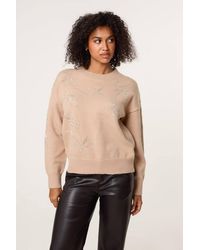 Blue Vanilla - Long Sleeve Slip On Round Neck Jumper - Lyst