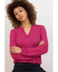 Kite - Swyre Jersey Top Berry - Lyst