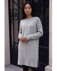 Roman - Petite Knitted Pintuck Shift Dress - Lyst