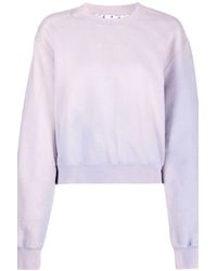 Off-White c/o Virgil Abloh - Laundry Long Sleeve Crew Neck Sweatshirt - Lyst