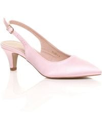 AJVANI - Mid Heel Slingback Pointed Toe Court Shoes - Lyst