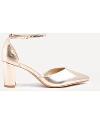 Linzi - Leona Faux Leather Court Heels - Lyst