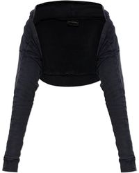 Balenciaga - Preloved Short Hoodie - Lyst