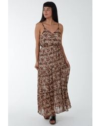 Blue Vanilla - Soft Animal Print Wrap Dress - Lyst