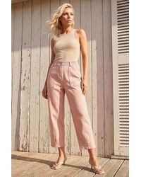Roman - Petite Pocket Front Cropped Jeans - Lyst