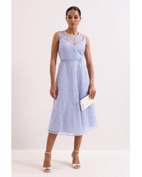 Phase Eight - Sakura Floral Embroidered Lace Dress - Lyst